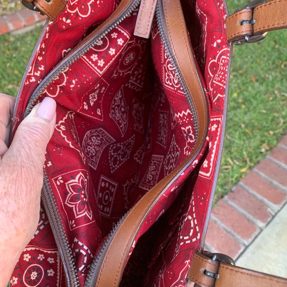 Isabella Fiore Beaded Western Motif Shoulder Bag/Tote EUC barely carried - Picture 14 of 16